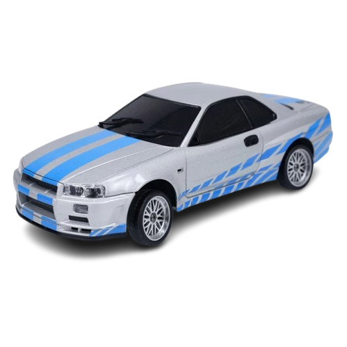 LDRC 1/18 Scale R34 Skyline LD1899 RC Drift Car RWD w/ Gyro System - RTR