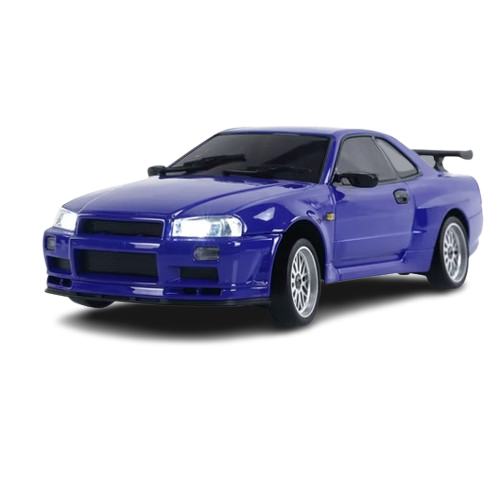 LDRC 1/18 Scale R34 Skyline LD1899 RC Drift Car RWD w/ Gyro System - RTR