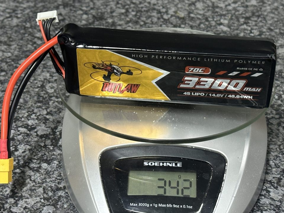 4s 3300mAh 70C LIPO - OUTLAW