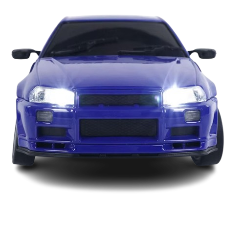 LDRC 1/18 Scale R34 Skyline LD1899 RC Drift Car RWD w/ Gyro System - RTR