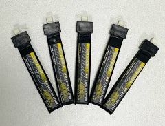 Dogcom 320mAh 3.8V HV 1S 75C BT2.0 PACK OF 3