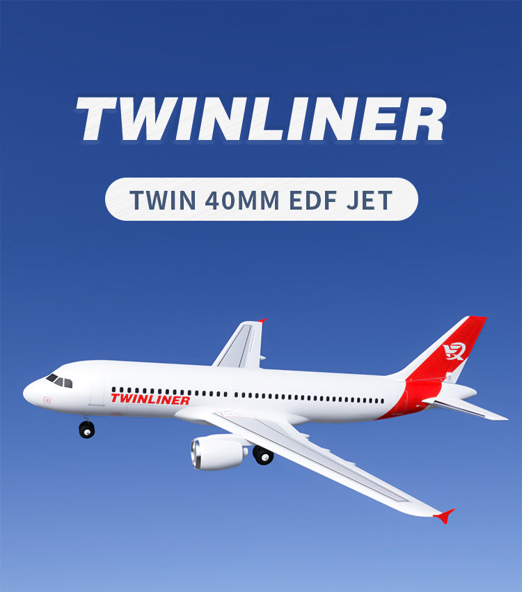 XFly Twinliner Twin 40MM EDF Jet