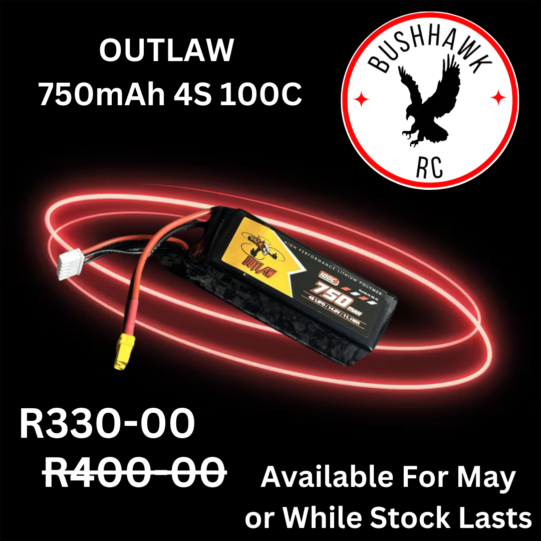 OUTLAW 750mAh 14.8V 4S 100C XT30