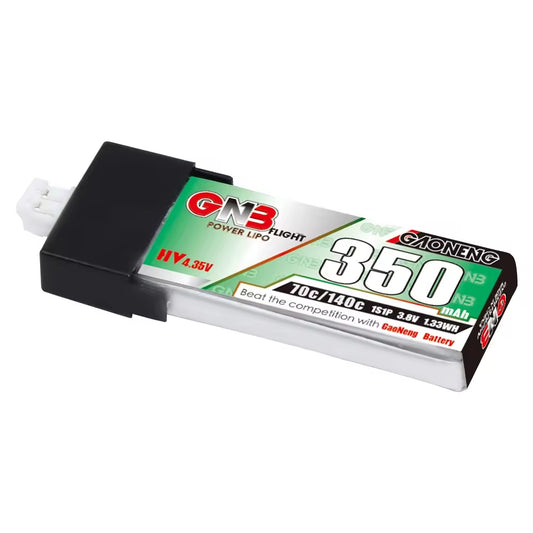 GNB 350mAh 3.8V HV 1S 70C PH2.0 - PACK OF 3