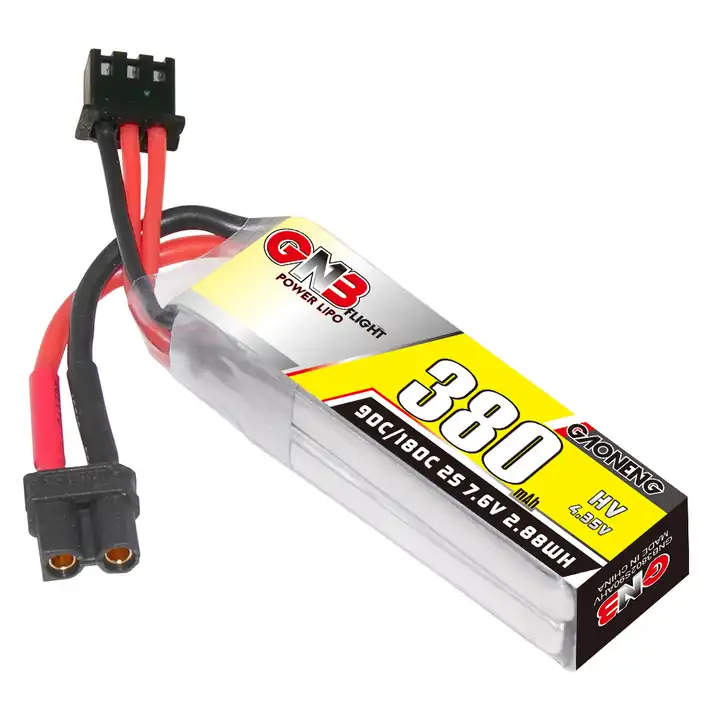  2 X GNB 380mAh 7.6V HV 2S 90C XT30